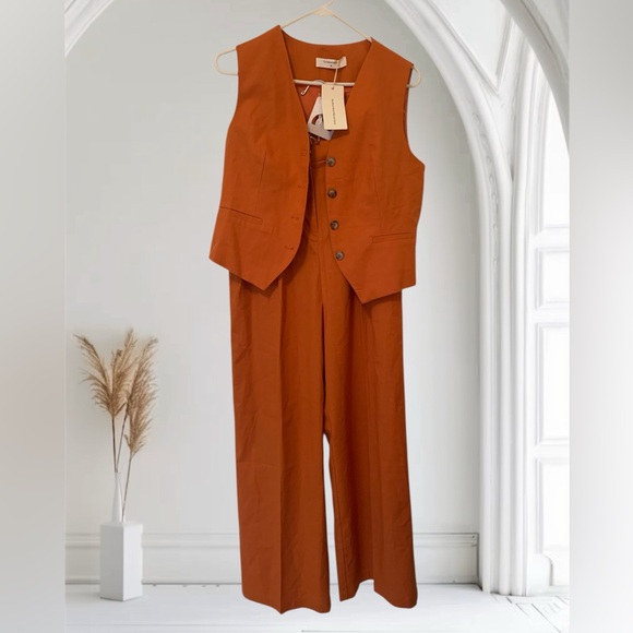 Commense Other - NWT Commense Burnt Orange Pantsuit M